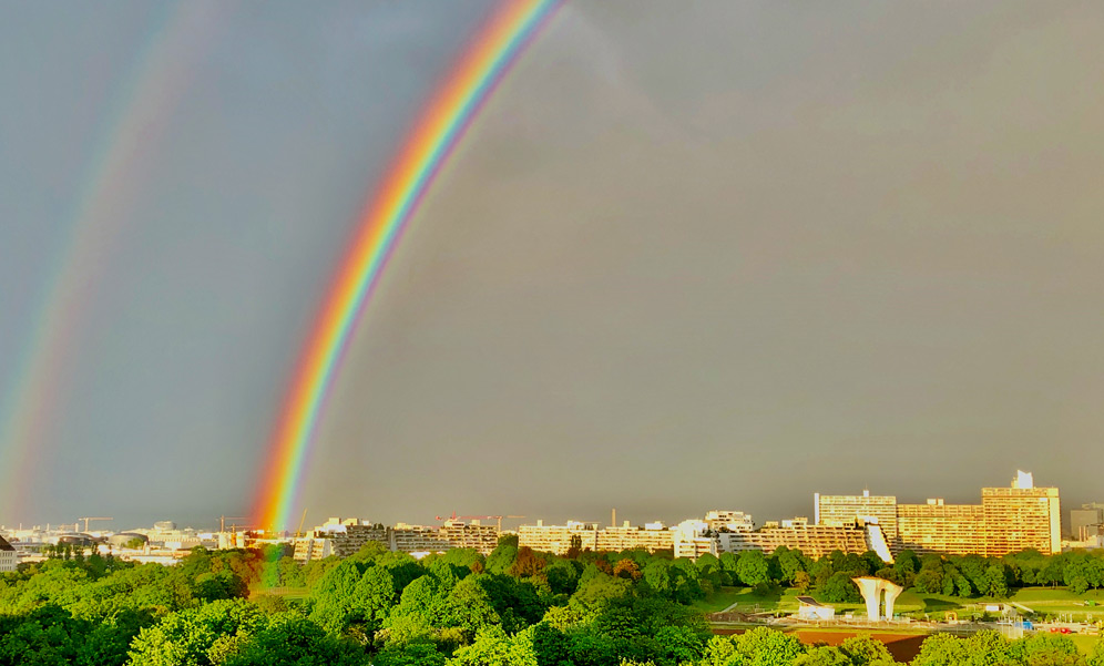 2 rainbows