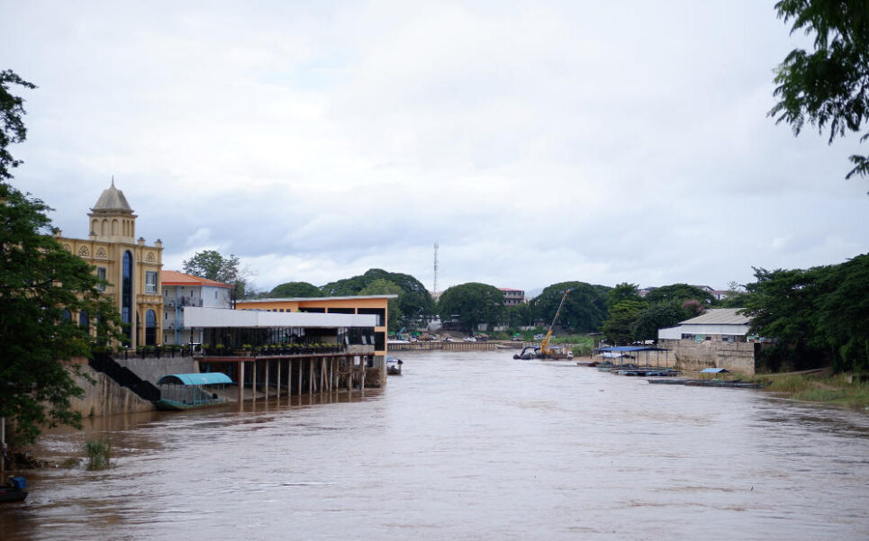 The Thailand-Myanmar border remains porous, including along the Moei River