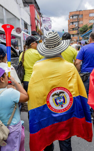 Man protest - Colombia