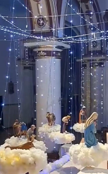 Pesebre colgante Boyaca Colombia