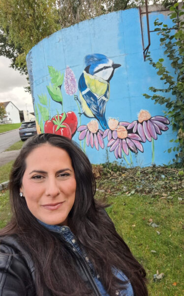 Liliana Martinez - Mural en Alemania