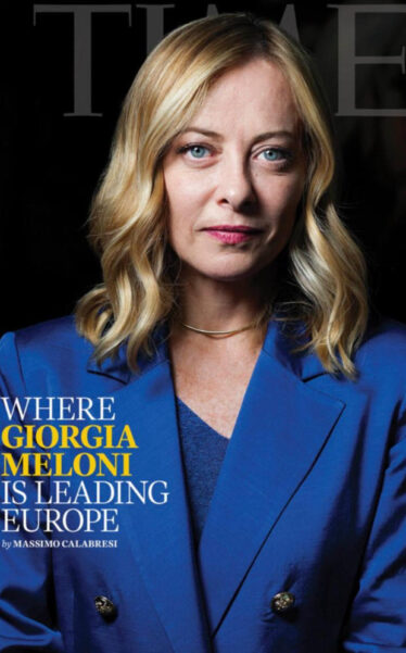 Time Magatine Cover Giorgia Meloni